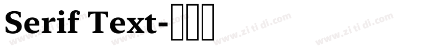 Serif Text字体转换
